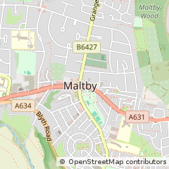 Map of Rotherham
