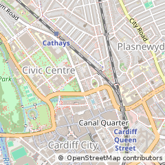 Map of Cardiff