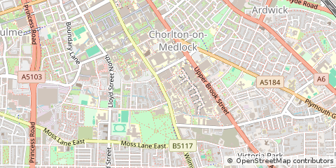 Map of Manchester