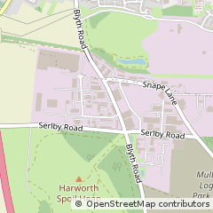Map of Doncaster