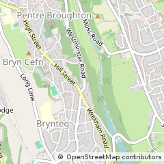 Map of Wrexham