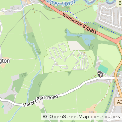 Map of Wimborne, Dorset