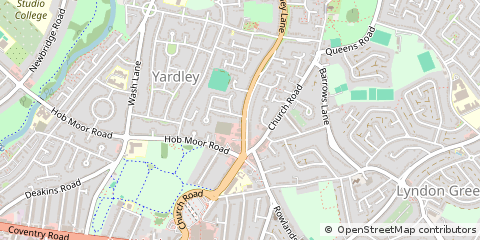 Map of Birmingham, West Midlands