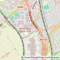 Map of Leeds, West Yorkshire