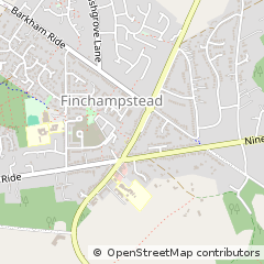 Map of Wokingham, Berkshire