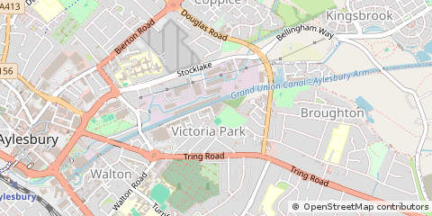 Map of Aylesbury, Buckinghamshire