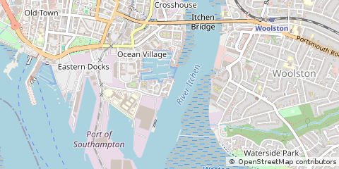 Map of Southampton