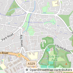 Map of Bracknell, Berkshire