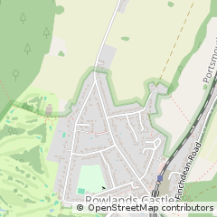 Map of Rowlands Castle, Hampshire