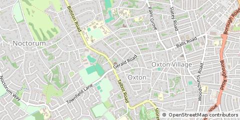 Map of Prenton, Merseyside