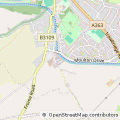 Map of Bradford-on-Avon, Wiltshire