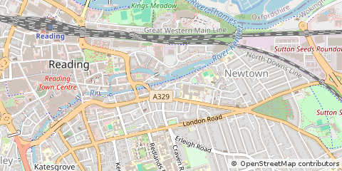 Map of Reading