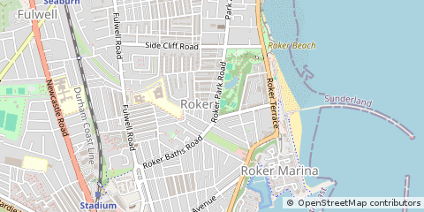 Map of Sunderland