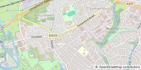 Map of Christchurch