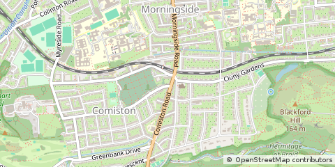 Map of Edinburgh, Midlothian