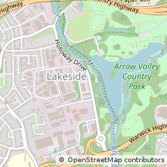 Map of Redditch, Worcestershire