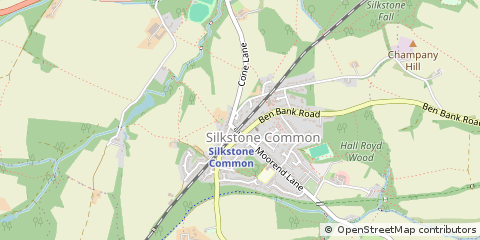 Map of Barnsley, South Yorkshire