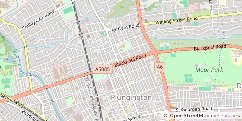 Map of Preston