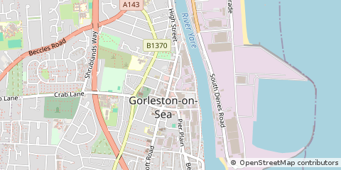 Map of Great Yarmouth, Norfolk