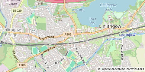 Map of Linlithgow