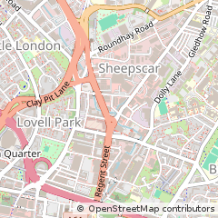 Map of Leeds, West Yorkshire