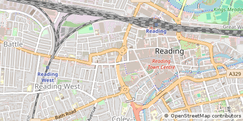 Map of Reading