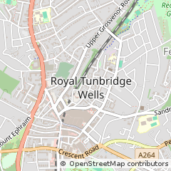 Map of Tunbridge Wells, Kent