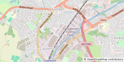 Map of Rochdale