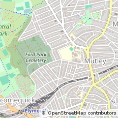 Map of Plymouth, Devon