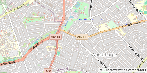 Map of Nottingham
