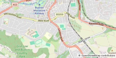 Map of Buxton