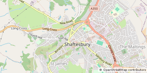 Map of Shaftesbury
