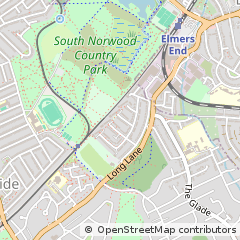 Map of Croydon