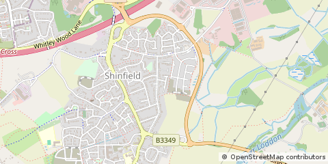 Map of Reading, Berkshire