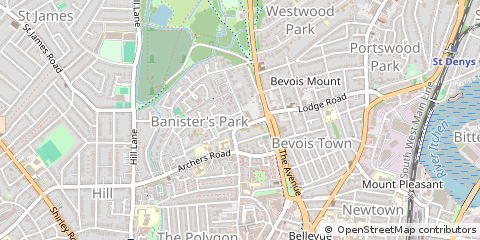 Map of Southampton