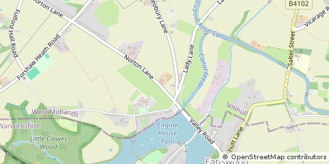 Map of Solihull