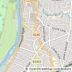 Map of Surrey
