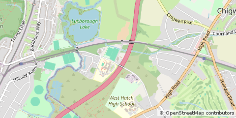 Map of Chigwell
