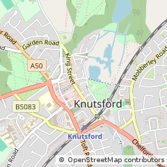 Map of Knutsford