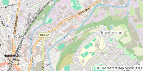 Map of Huddersfield