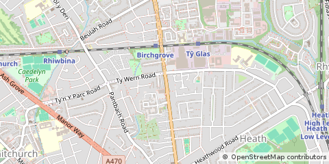 Map of Cardiff