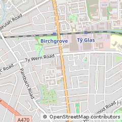 Map of Cardiff