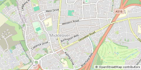 Map of Derby