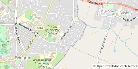 Map of Leicester