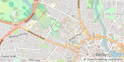 Map of Derby