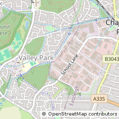Map of Chandlers Ford, Hants
