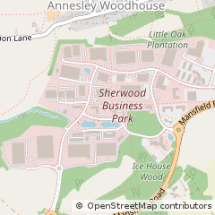 Map of Annesley, Nottingham
