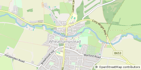 Map of ST. Albans, Cambs