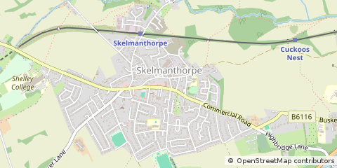 Map of Huddersfield