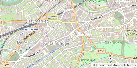 Map of Edinburgh